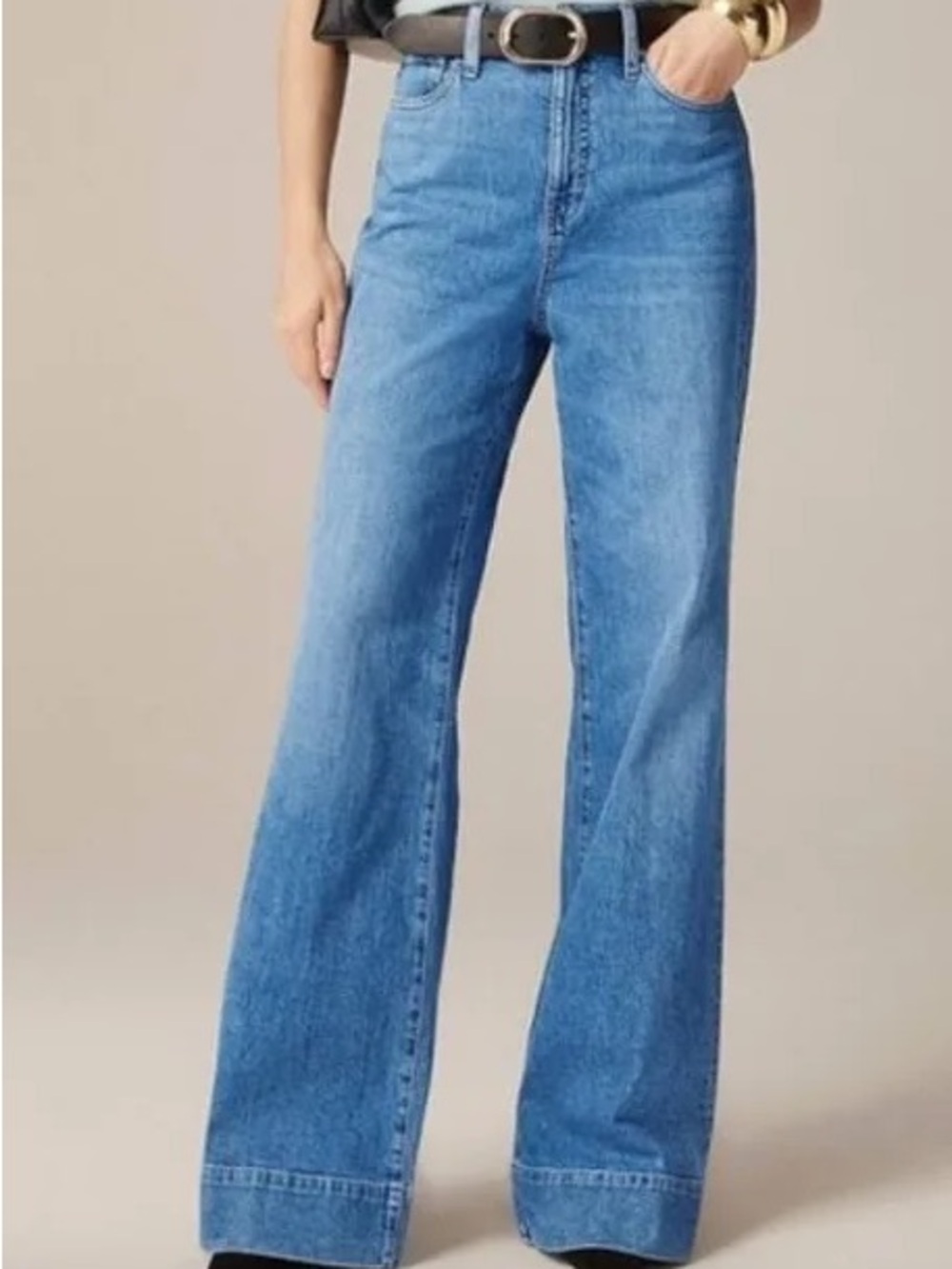 J. Crew Women's Re-96-IDG '96 Low Rise Denim Trousers Sz 26